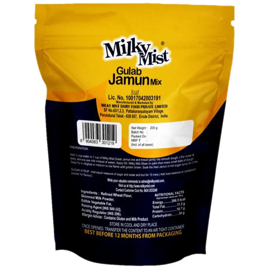 Milky Mist Gulab Jamun Mix - Rich In Taste, Soft, Flavourful Sweet Dish, 200 g-2.webp